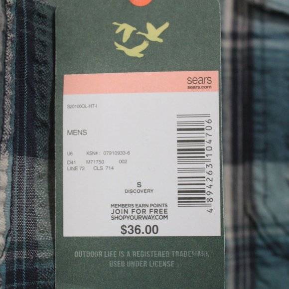 Outdoor Life Small Short Sleeve Button Up - Picture 5 of 8